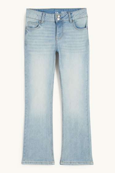 Kinder Mädchen - Bootcut Jeans - LYCRA® - helljeansblau
