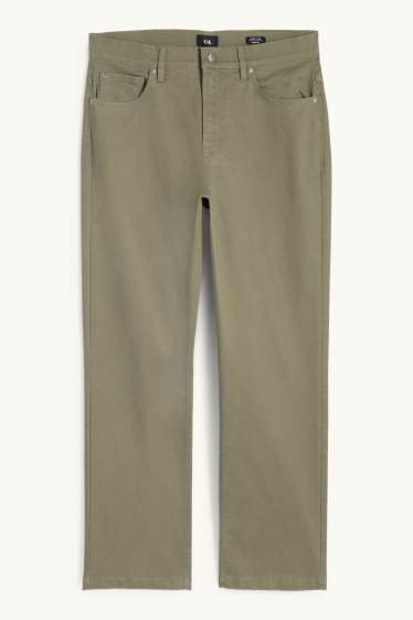 Men - Trousers - regular fit - khaki