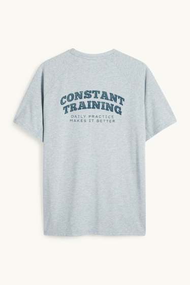Bărbați - Tricou funcțional - relaxed fit - albastru deschis