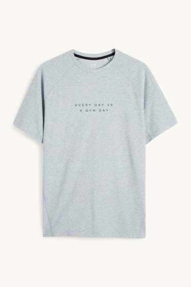 Bărbați - Tricou funcțional - relaxed fit - albastru deschis