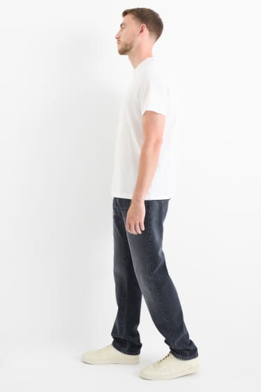 Hommes - Regular jean à boutons - jean bleu foncé