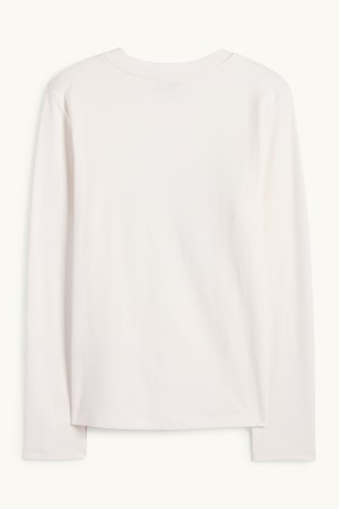 Dames - Longsleeve - wit