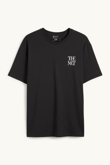 Hommes - T-shirt - relaxed fit- Vincent van Gogh - noir