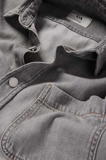 Home - Camisa texana - relaxed fit - Kent - texà gris clar