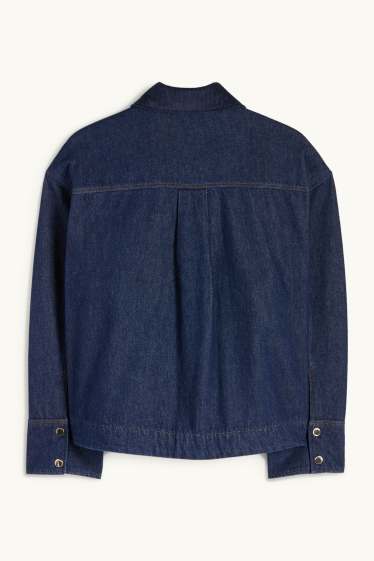 Femei - Jachetă din denim - denim-albastru închis