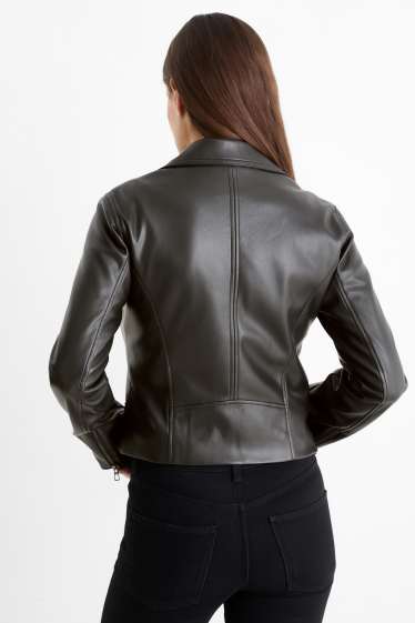 Damen - Bikerjacke - schwarz