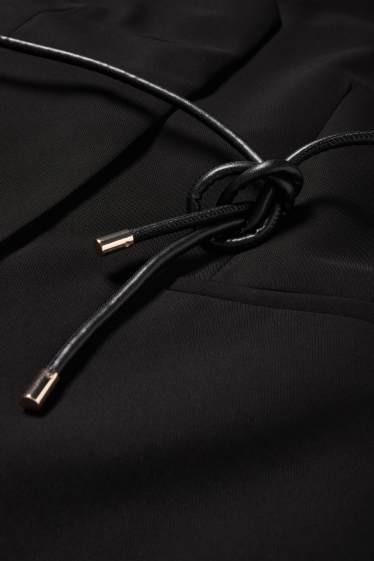 Femmes - Gilet sans manches de bureau - relaxed fit - noir