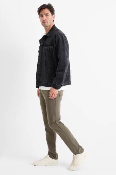Hommes - Slim jean - Flex jog denim - LYCRA® - vert foncé