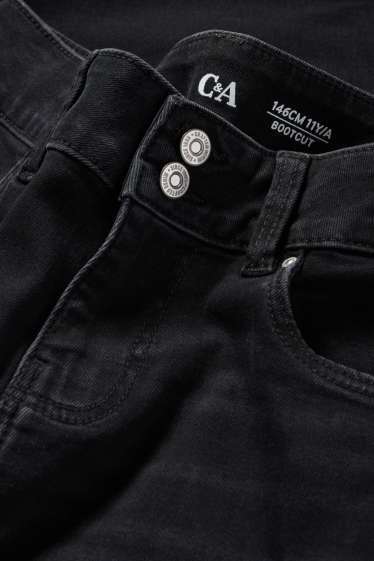 Kinder Mädchen - Bootcut Jeans - LYCRA® - dunkeljeansgrau