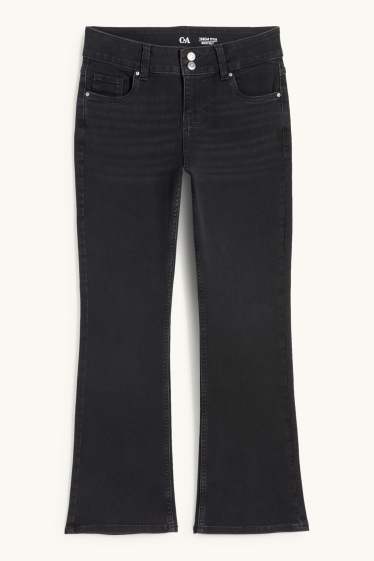 Kinder Mädchen - Bootcut Jeans - LYCRA® - dunkeljeansgrau