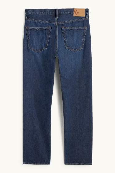 Hommes - Regular jean à boutons - jean bleu