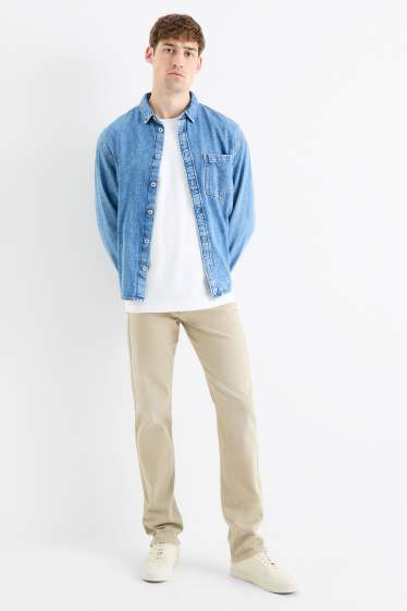 Hommes - Straight jean - vert clair