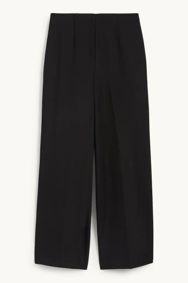 Damen - Business-Hose - Mid Waist - Regular Fit - schwarz