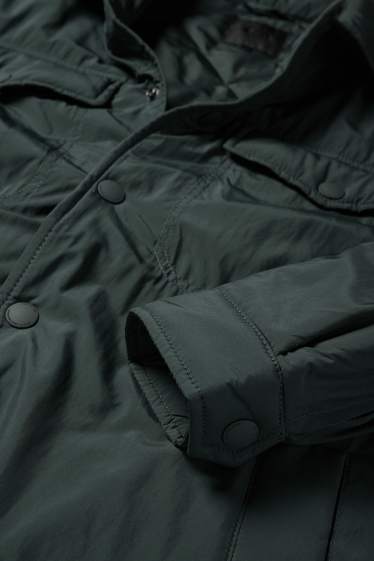 Pánské - Bunda - s výplní - tmavozelená