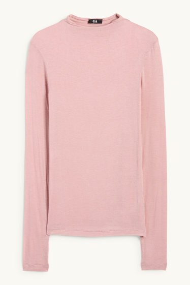 Dona - Samarreta de mànigues llargues - rosa