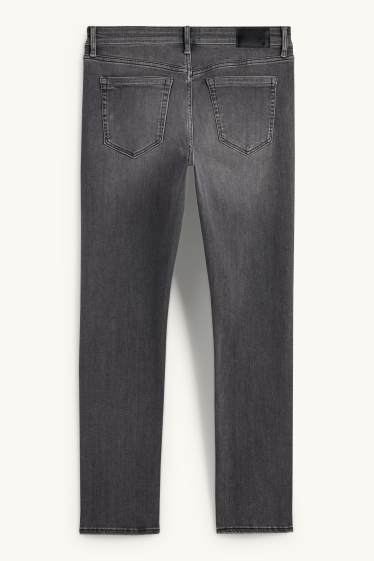 Bărbați - Slim jeans - denim-gri