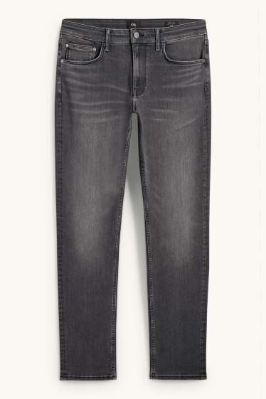 Bărbați - Slim jeans - denim-gri