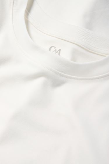 Femmes - T-shirt - slim fit - blanc