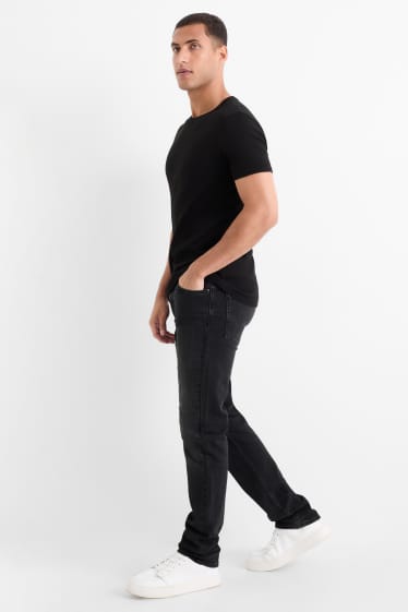 Herren - Straight Jeans - LYCRA® - dunkeljeansgrau