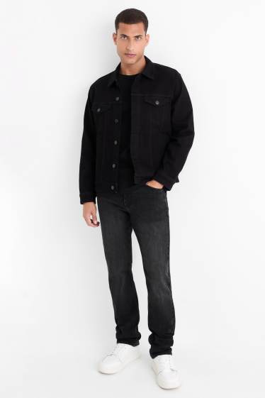 Herren - Straight Jeans - LYCRA® - dunkeljeansgrau