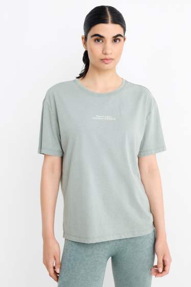 Donna - T-shirt sportiva - verde chiaro