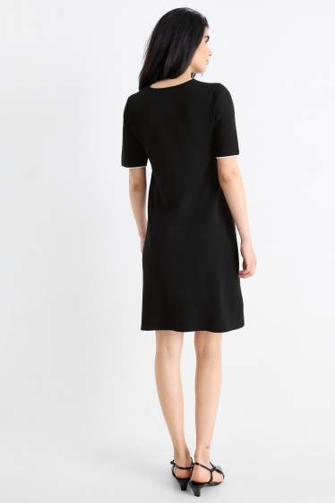 Mujer - Vestido de punto - negro