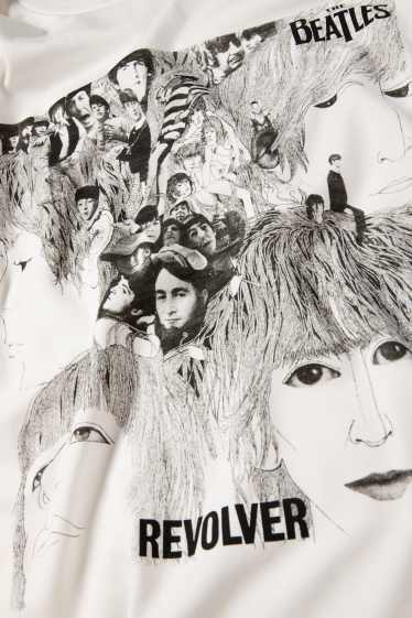 Hommes - T-shirt - relaxed fit - The Beatles - blanc