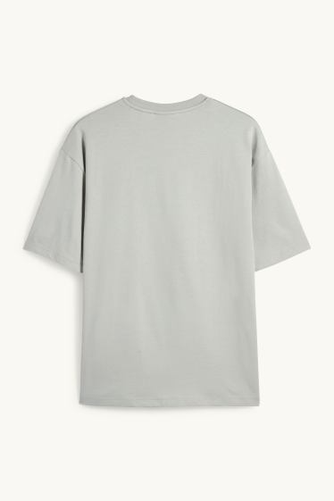 Home - Samarreta de màniga curta - relaxed fit - gris clar