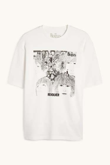 Men - T-shirt - relaxed fit - The Beatles - white