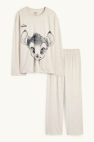 Femmes - Pyjama - Bambi - beige clair
