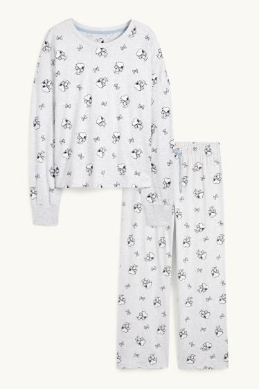 Donna - Pigiama - Peanuts - grigio chiaro melange