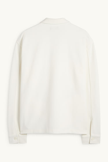 Herren - Hemdjacke - Relaxed Fit - Kent - cremeweiß