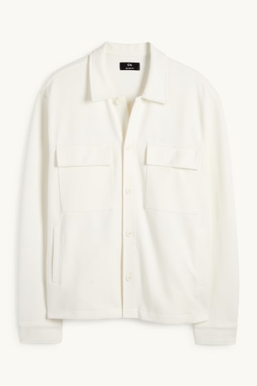 Herren - Hemdjacke - Relaxed Fit - Kent - cremeweiß