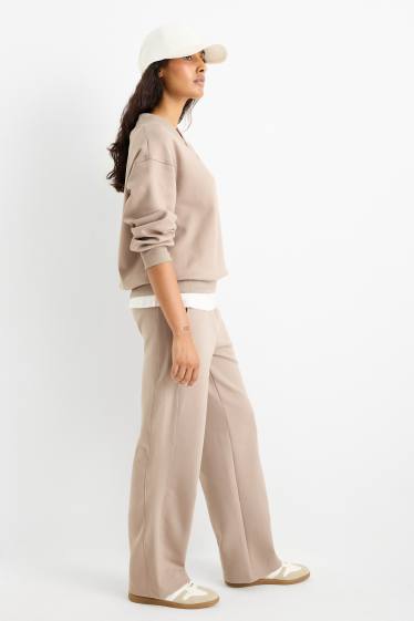 Damen - Jogginghose - beige