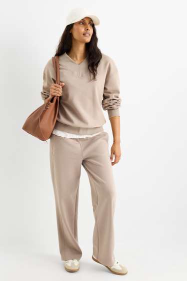 Damen - Jogginghose - beige