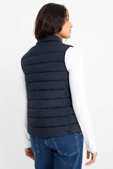 Damen - Steppweste - dunkelblau
