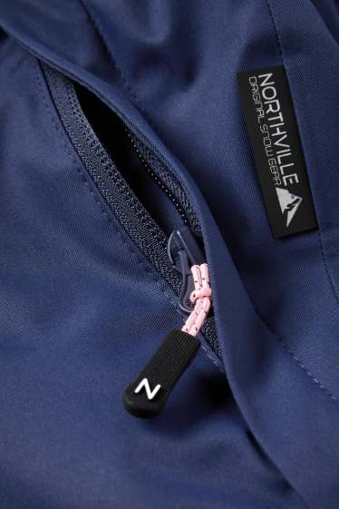 Children Girls - Ski pants - waterproof - dark blue