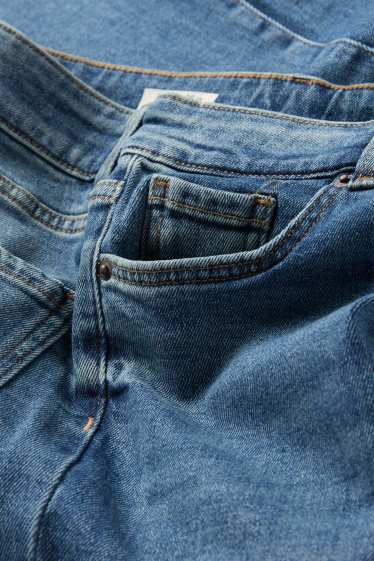 Damen - Flared Jeans - Mid Waist - helljeansblau