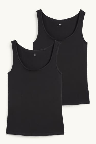 Donna - Confezione da 2 - top  - nero