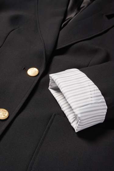 Damen - Business-Blazer - Regular Fit - schwarz