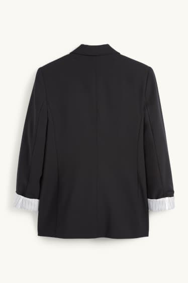 Damen - Business-Blazer - Regular Fit - schwarz