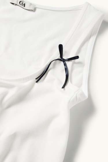 Damen - Crop Top - weiß