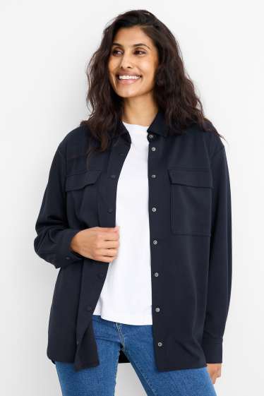 Femmes - Blouse-chemise - bleu foncé