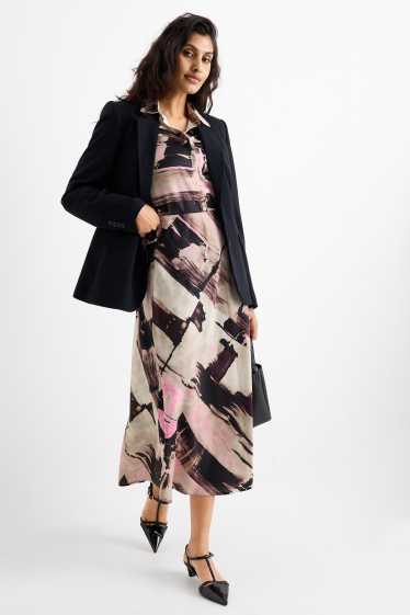 Femmes - Jupe - à motif - beige