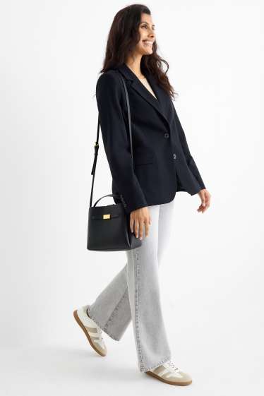 Femmes - Sac à bandoulière - matière synthétique - noir