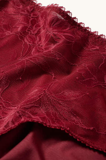 Women - Knickers - dark red