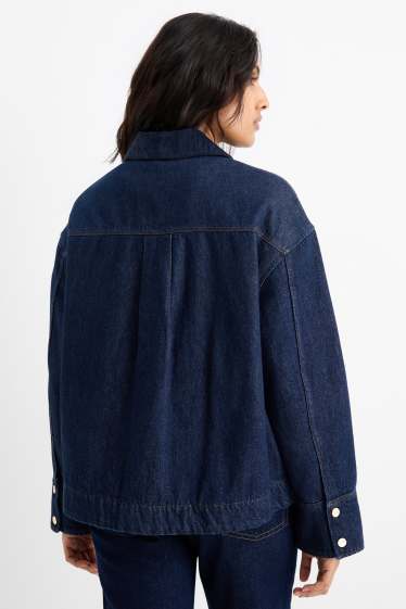 Femei - Jachetă din denim - denim-albastru închis