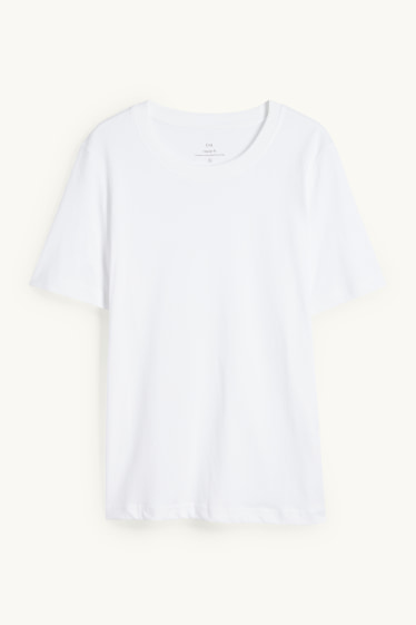 Femmes - T-shirt - regular fit - blanc