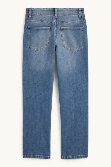 Kinderen: jongens - Straight jeans - jeansblauw