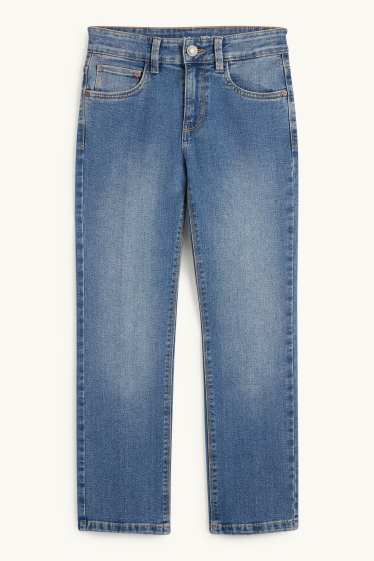 Kinderen: jongens - Straight jeans - jeansblauw